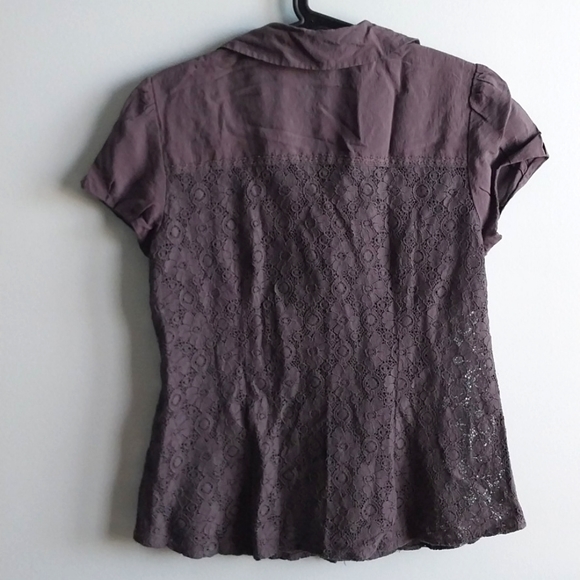 Van Heusen Vintage women's shirt in floral lace - Picture 5 of 6